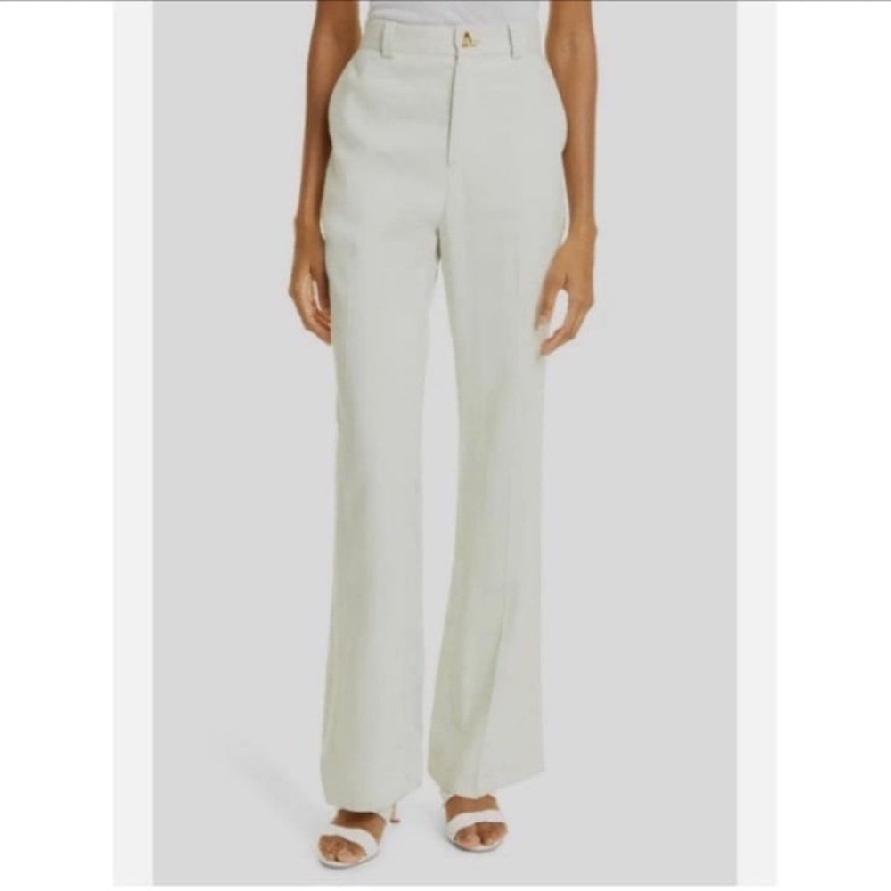 AERON Pistachio High-Waist Linen Pants *READ*